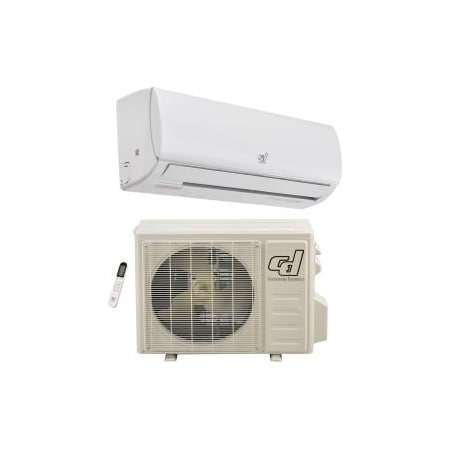 Ductless Air Conditioner Inverter Split System W/Heat, Wifi Enabled, 12,000 BTU, 20 SEER, 115V
